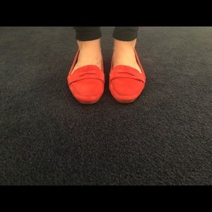 J.Crew Suede Flats Red Size 7